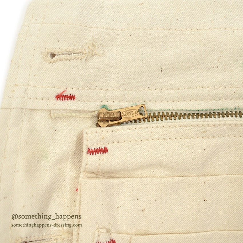 ~1970's DEADSTOCK MONTGOMERY WARD DOUBLE KNEE OVERALL ... W42/L30