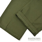1960's DEADSTOCK USARMY TROUSERS, MEN'S, COTTON SATEEN OG107 ... MEDIUM