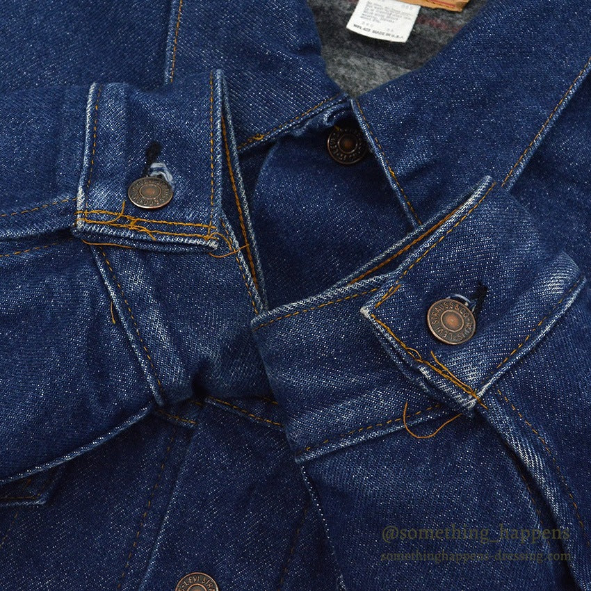 1970's Levi's 70505-0317 small-e DENIM JACKET BLANKET... 46