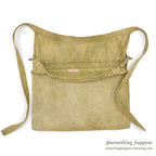 ~1940's AMERICAN RED CROSS BROWN COTTON TWILL APRON DITTY BAG...