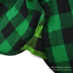 1950's KING KOLE GREEN/BLACK WOOL SHIRT UNUSUAL...