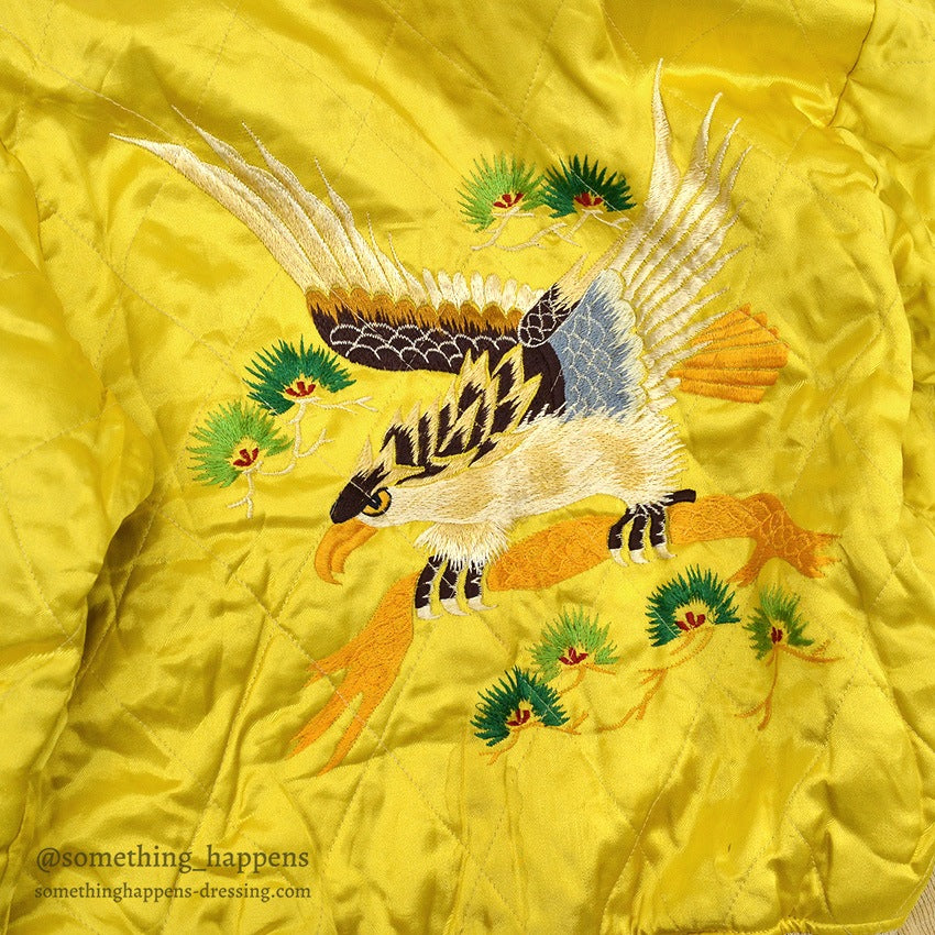 1950's JAPAN SOUVENIR JACKET スカジャン MILITARY U.S.S. ROSS 別珍 YKKジッパー ...