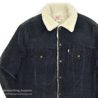 1970's LEVI'S 70605-1517 BIG-E CORDUROY BOA JACKET ... 44