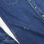 1950's DALL SMITH DENIM DENIM WESTERN SHIRT ...