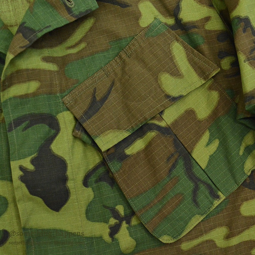 1960's USAF ERDL OKINAWA EMBROIDERY JUNGLE FATIGUE JACKET... ML