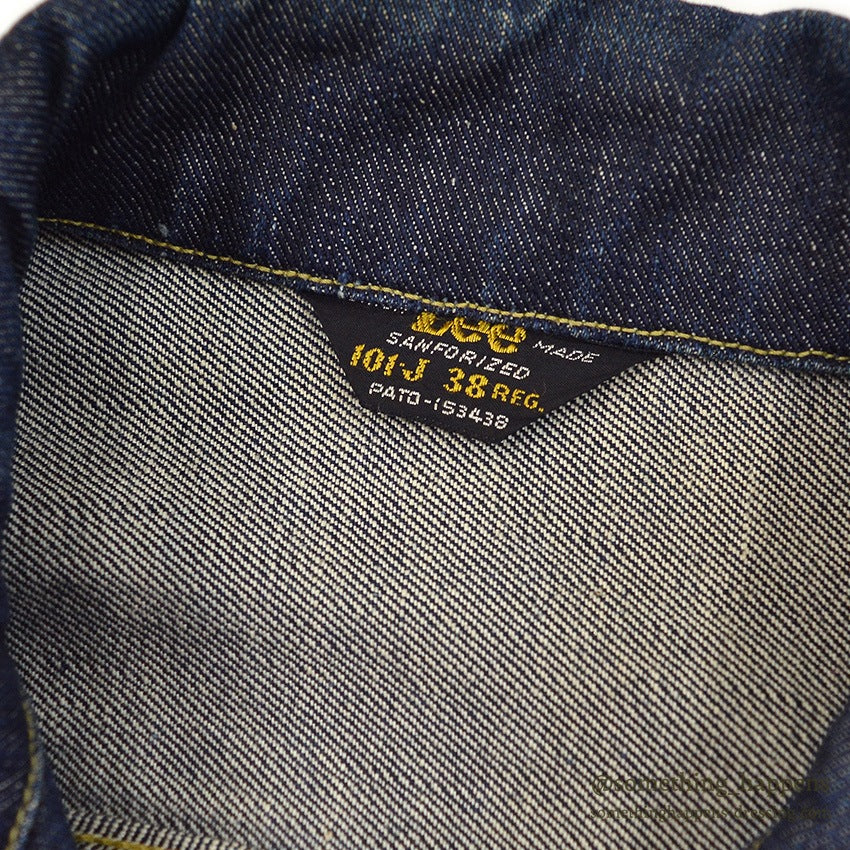 1960's Lee 101-J DENIM JACKET DARK... 38 REG