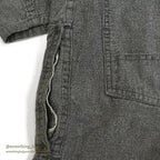 1950's VOISINEL GARMENT COMPANY BLACK COVERT COVERALL ... 40
