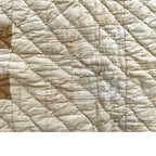 ANTIQUE NINE PATCH CALICO PATCHWORK CRIB QUILT... 122cm/90cm