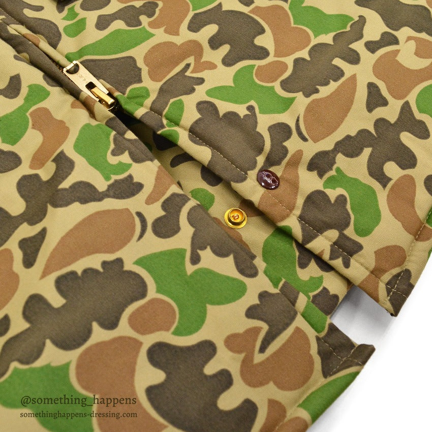 ~1970's DEADSTOCK BOB ALLEN DUCK HUNTER CAMO COAT ... S