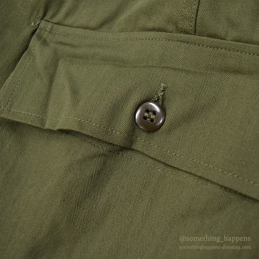 1940's DEADSTOCK U.S.ARMY WW2 M-43 HBT TROUSERS ... W36/L33
