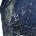1960's LEVI'S 557XX DENIM JACKET / SUN FADED ... 44