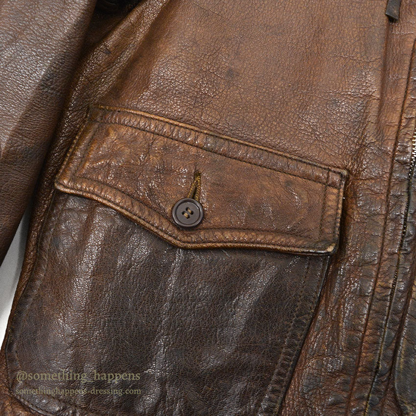 1940's USNAVY M-422A FLIGHT JACKET / GORDON & FERGUSON CO. ... 36