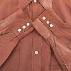 1940's WESTMOOR RAYON GABARDINE WESTERN SHIRT / SUN FADED ...