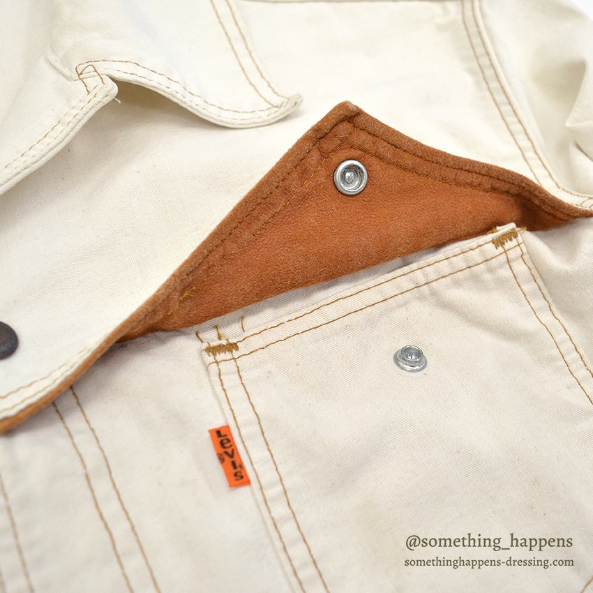 1970's Levi's 70509-2655 ORANGE TAB COTTON JACKET ... 44