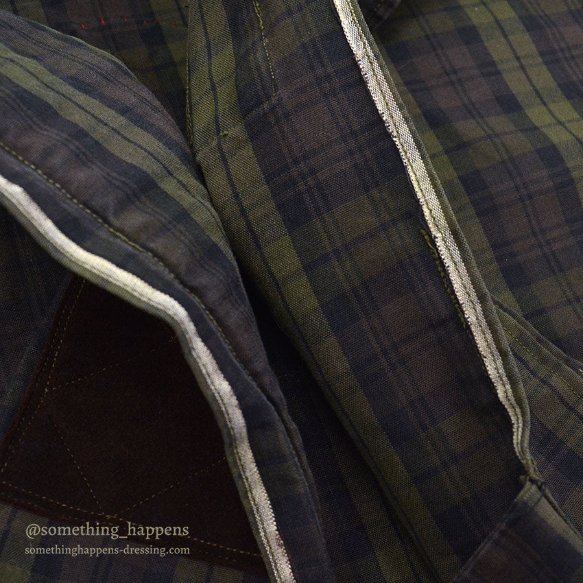 1960's GUN CLUB SHOOTING VEST / PLAID FABRIC ...