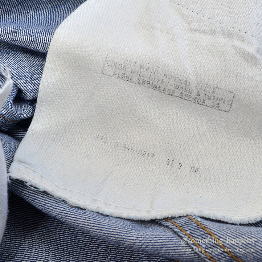 1970's Levi's 646 DENIM PANTS / SLIM MODIFIED ... W33/L30