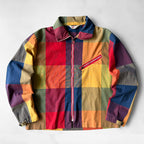 1960's~ BIG T FASHIONS BLOCK PLAID JACKET ... M