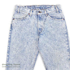 1990's Levi's 506 ACID WASHED DENIM PANTS ... W32/L30