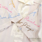 1950's~ NEAL E. THORSEN SIGNATURE EMBROIDERY S/S SHIRT...