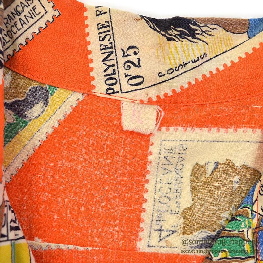 1950's~ PAUL GAUGUIN ART PRINT ALL COTTON S/S SHIRT ...