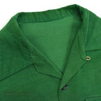 1950's UNKNOWN GREEN CORDUROY SHIRT...
