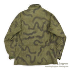 1960's USARMY M-65 HAND PAINTED CAMO JACKET / 1st PATTERN...