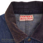 1940's CARTER'S WW2 DENIM COVERALL / TWO-POCKET, DARK  ...
