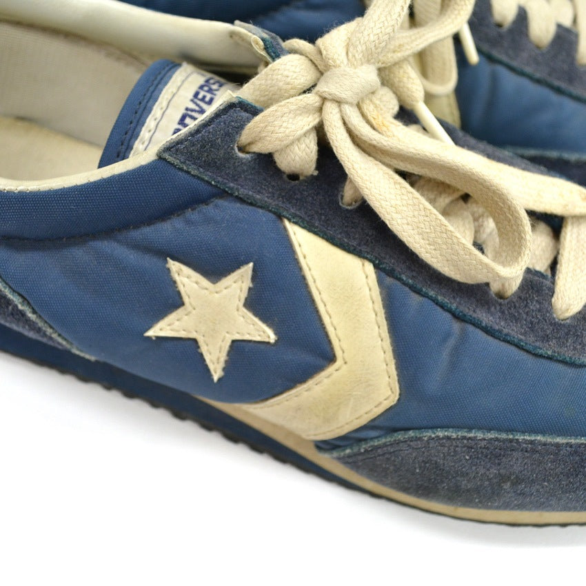 80's CONVERSE Blue × White Running Shoes