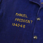 40's FFA embroidery button front jacket, rare... 42