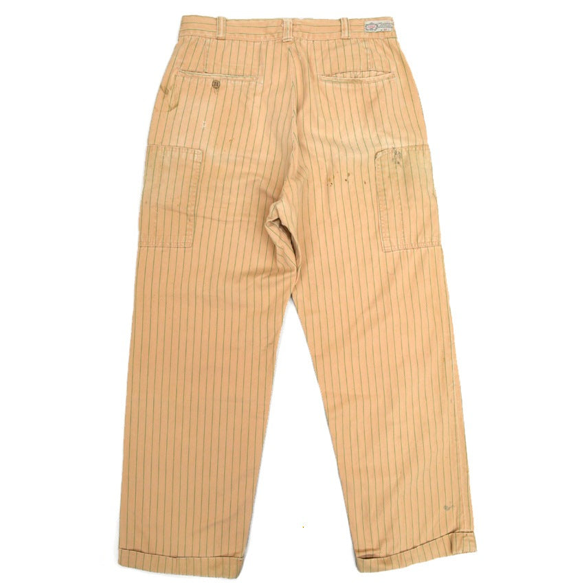 60's 'REVERSIDE MASTERBILT' Coca-Cola HBT Work Pants... 