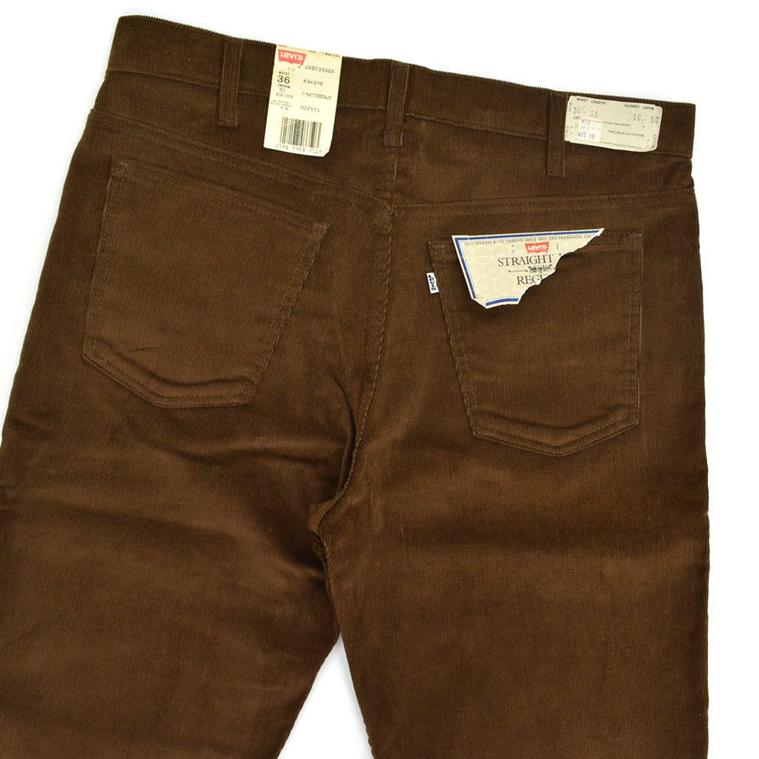80's Deadstock Levi's 519 Corduroy Pants Brown ... W36×L31