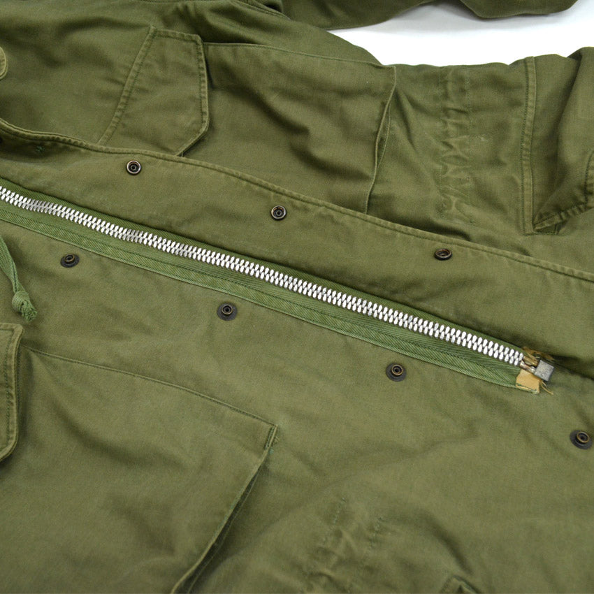 60's US ARMY M-65 2nd Aluminum Zipper... MS