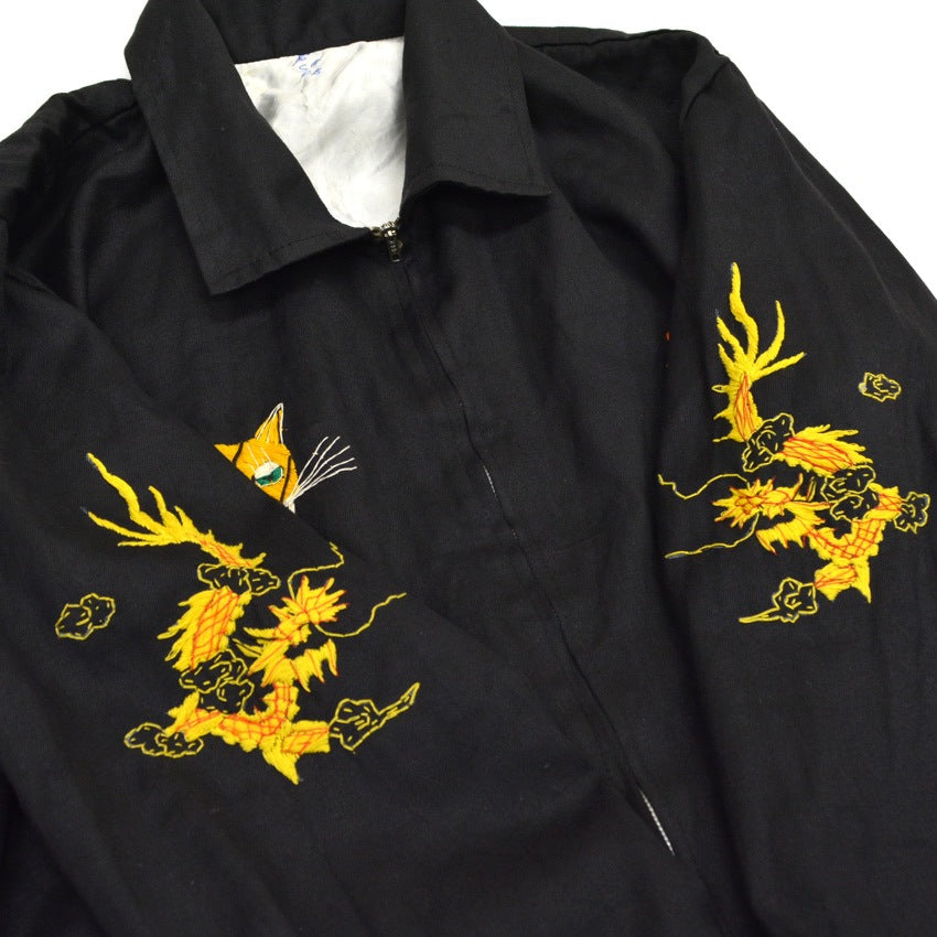 60's Vietnam Tour Jacket, Black Cotton... Size M