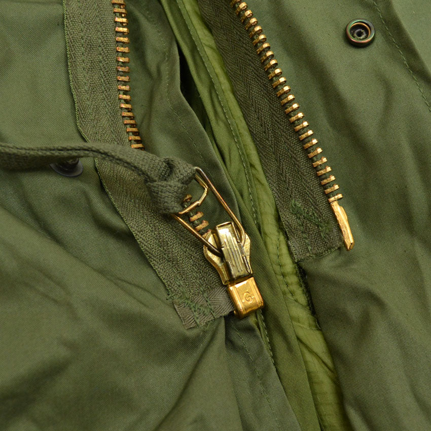 70's Deadstock US ARMY M-65 Fishtail Parka 3-Piece Set... Size S