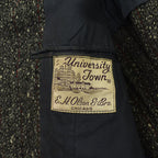 1950s University Town Salt and Pepper Wool Tailored Jacket...
