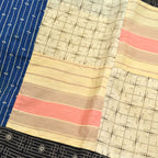 Circa 1880's~1920's Indigo Black Antique Quilt Top... 214cm×190cm