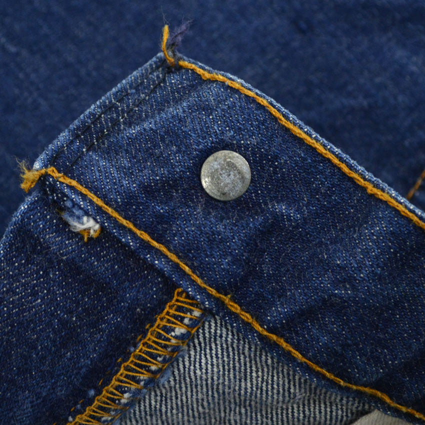 70's Levi's 646 Single Pants, Stamped Pocket Lining, Dark Navy Blue... W32 x L30
