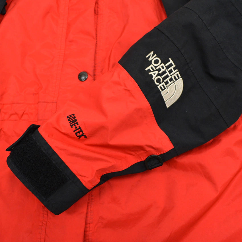90's THE NORTH FACE Mountain Light Jacket, Red x Black...