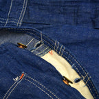 50s- Old Kentucky Denim Overalls, One Wash... W38 x L29