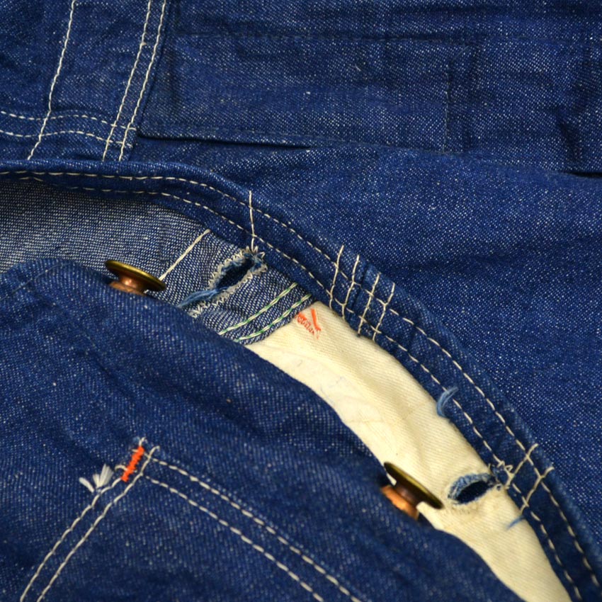 50s- Old Kentucky Denim Overalls, One Wash... W38 x L29