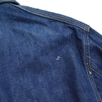 ~60's INDIGO 4POKETS DENIM COVERALL... 42