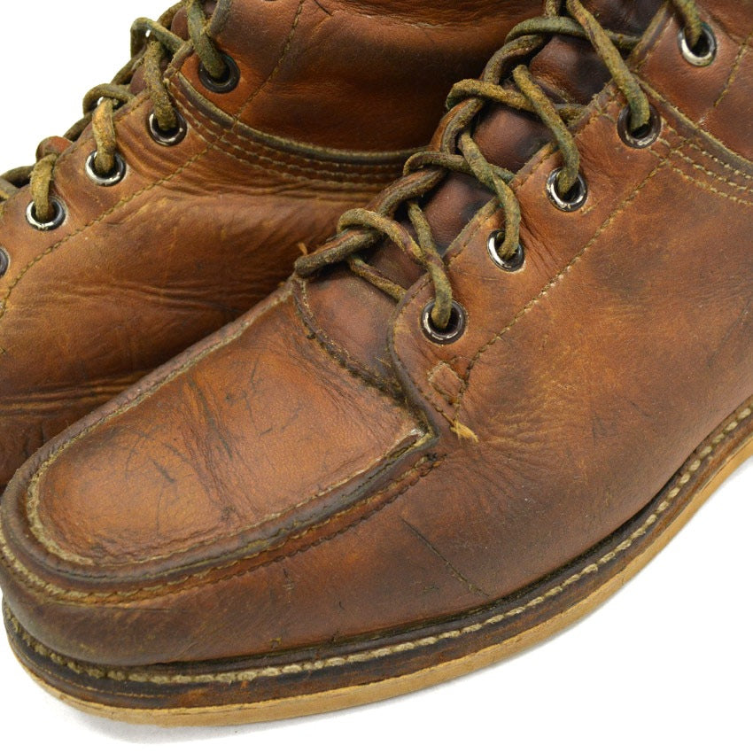 60's Chippewa Black Tag Moc Toe Work Boots... about 8 1/2