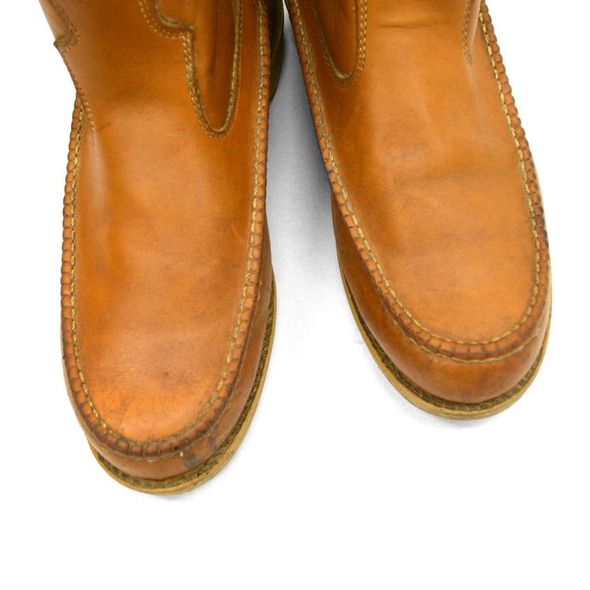 ~70's Sears Moc Toe Work Boots... about 81/2