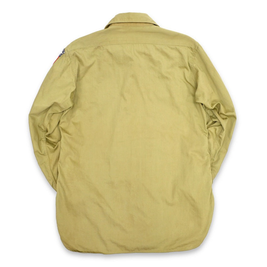 40's USAAF ww2 Pilot Officer Dress Cotton Shirt with CBI Patch...