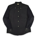 60's Authentic Ivy BLACK TWO TONE B/D SHIRT...M