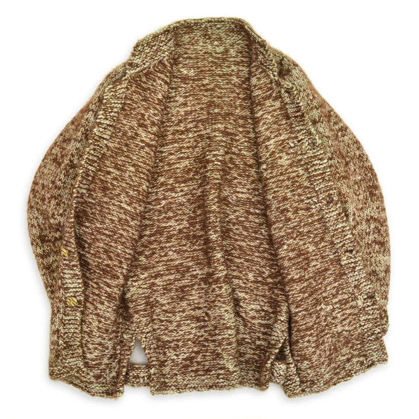 60's~ OLD HOMEMADE LONG SWEATER...