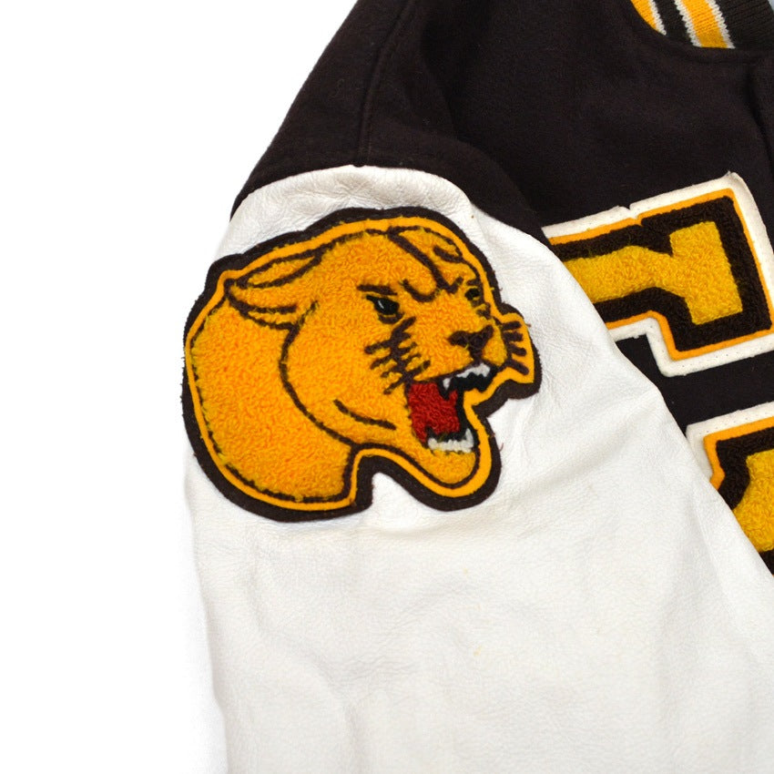 EMBROIDERY USA FULL PATCH VARSITY JACKET...S