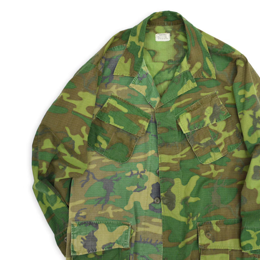 70's USMC ERDL Mixed Leaf Jungle Fatigue Jacket ... MR