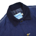 70's~ Deadstock Sears Work Leisure Denim Coverall with Blanket... L