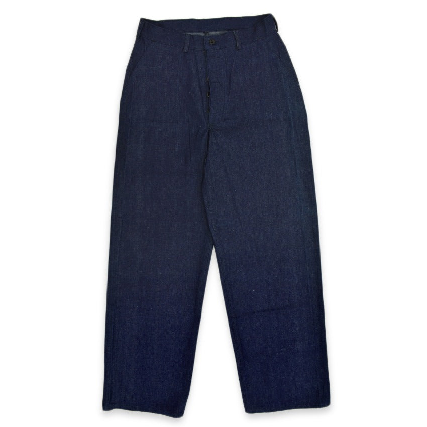 1940's DEADSTOCK USNAVY WW2 DENIM TROUSERS...W31